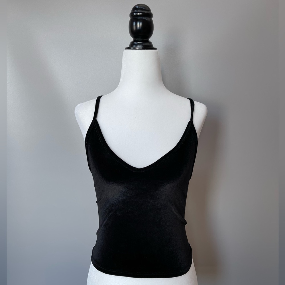 Brandy Melville velvet tank top